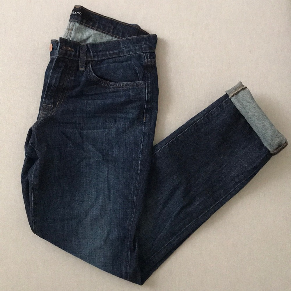 J Brand Logan Hung Up Boyfriend Cuff Jeans